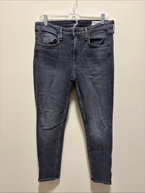 rag & bone Cate mid rise ankle skinny Charcoal Wash Jeans - Size 30